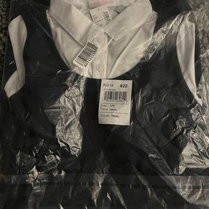 Brand new with tags children’s place uniform dress 10-12 blue